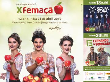 Cartaz X Femaçã  Arte Rodrigo Pelliccioli V Propaganda   Foto Vilson Paludo