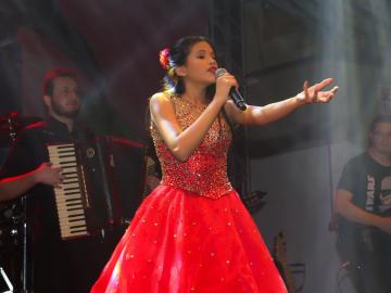 Valentina Ruiz Herrera foi a grande vencedora do Femaçã Kids. Foto Ivane Costella Bissani